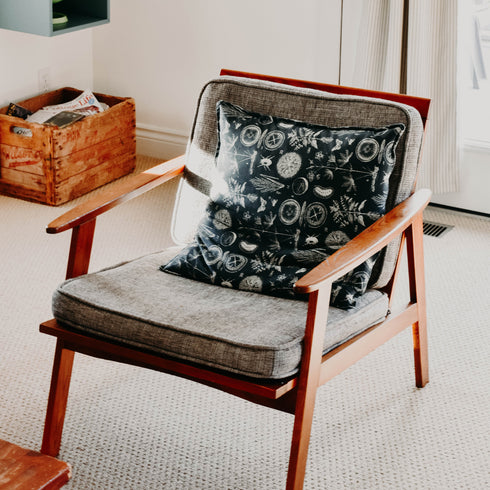 Regina Lounge Chair with White Oak
