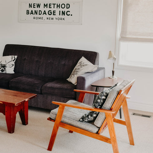 Regina Lounge Chair with White Oak